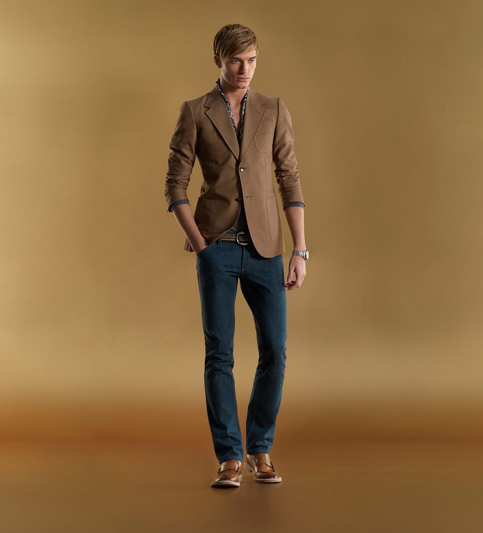 Gucci Runway HERITAGE Silk-Cotton Tan Blazer Jacket 46 IT 36 Gucci Runway HERITAGE Silk-Cotton Tan Blazer Jacket 46 IT 36